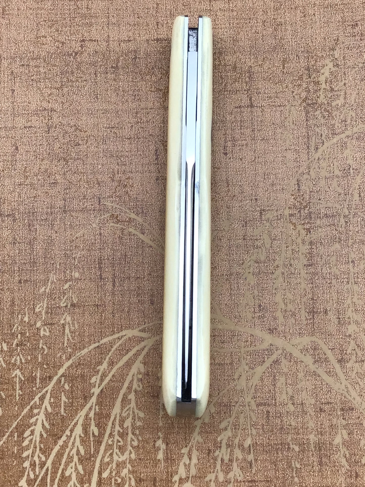 David “dr.t” Taber “Back Pocket” Slipjoint with Antique Westinghouse Scales