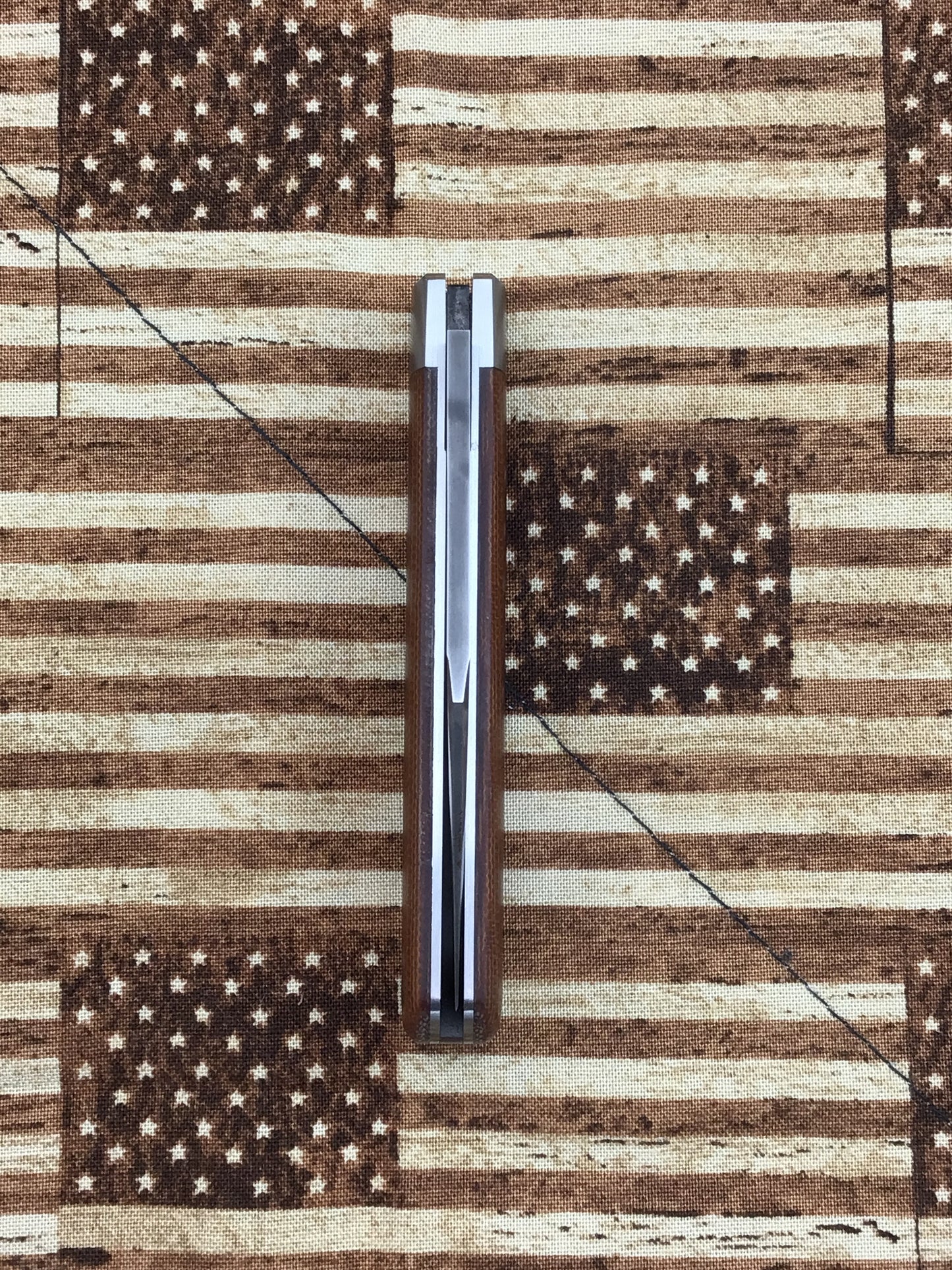 Tracy LaRock “Jack” Slipjoint with Natural Canvas Micarta Scales