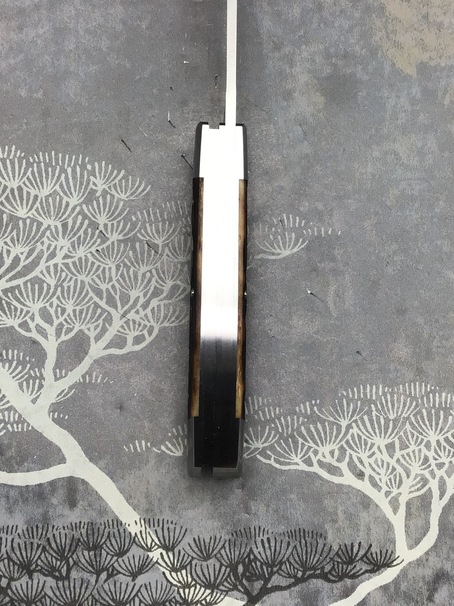 Reese Bose “Diamond Edge” Cattle Knife wit Remington Bone Scales