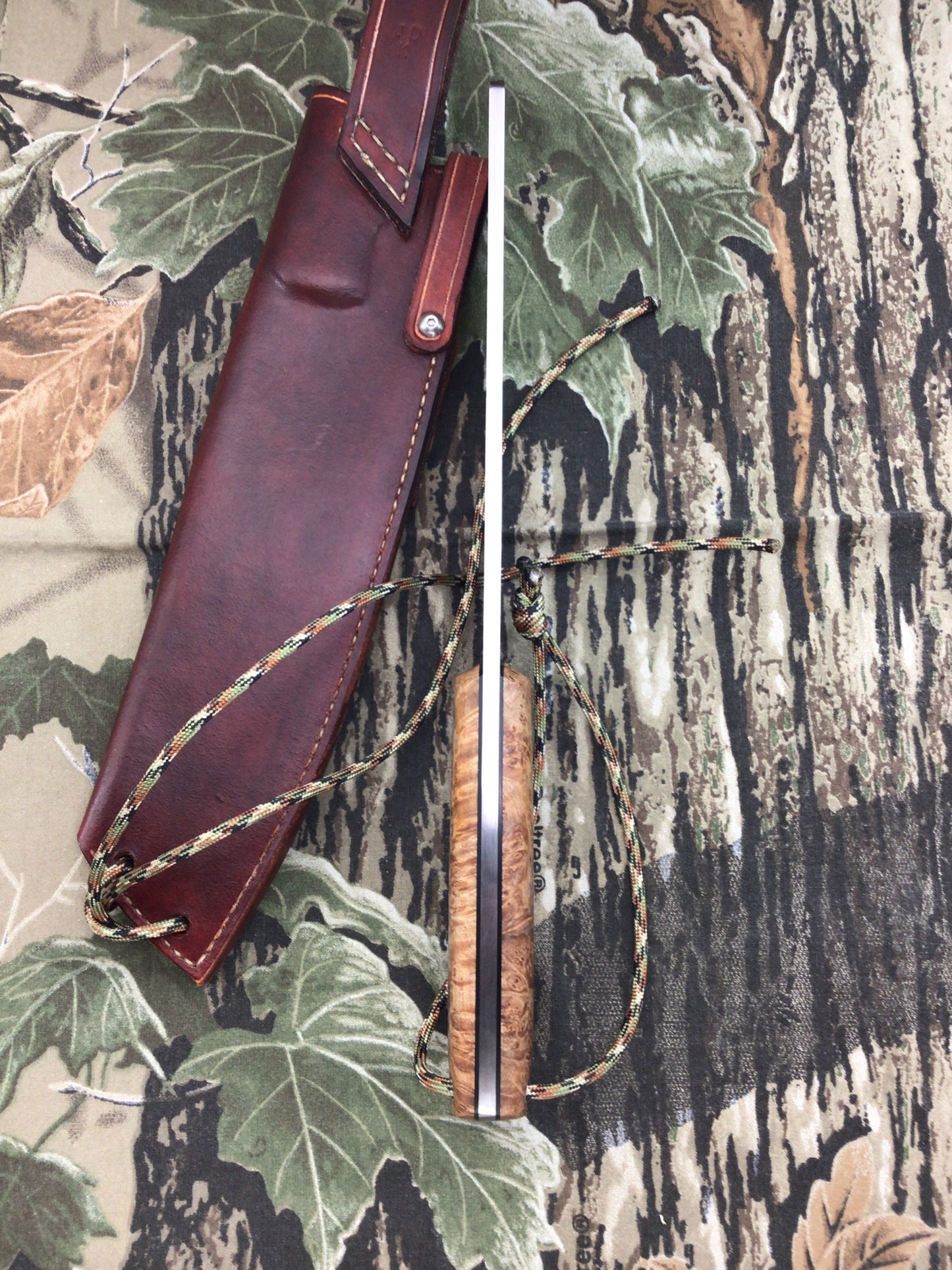 Jerry Davis “Camp Knife” with English Walnut Scales