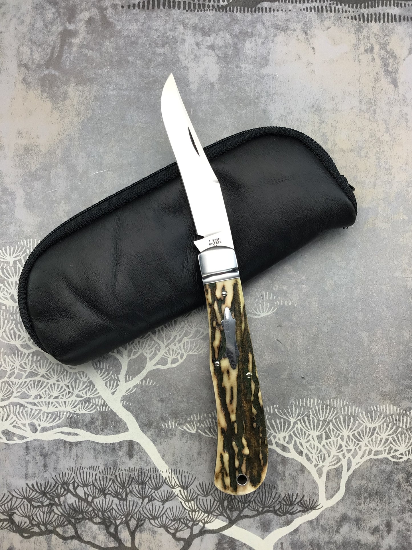 Tony Bose “Back Pocket” with BEAUTIFUL matching Sambar Stag Scales #2