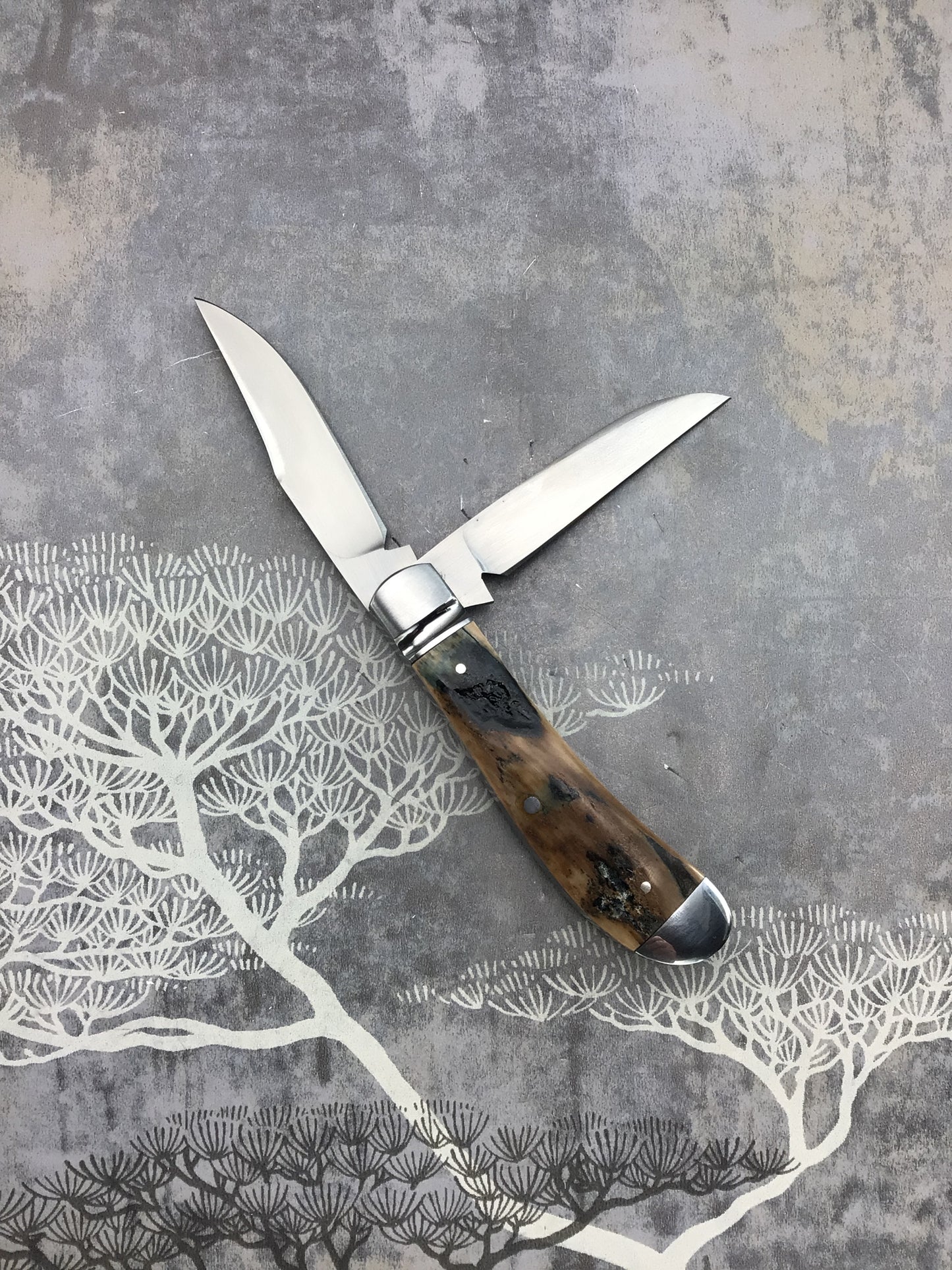 David “dr.t” Taber “Wharncliffe” Trapper with Black Mammoth Ivory Scales.
