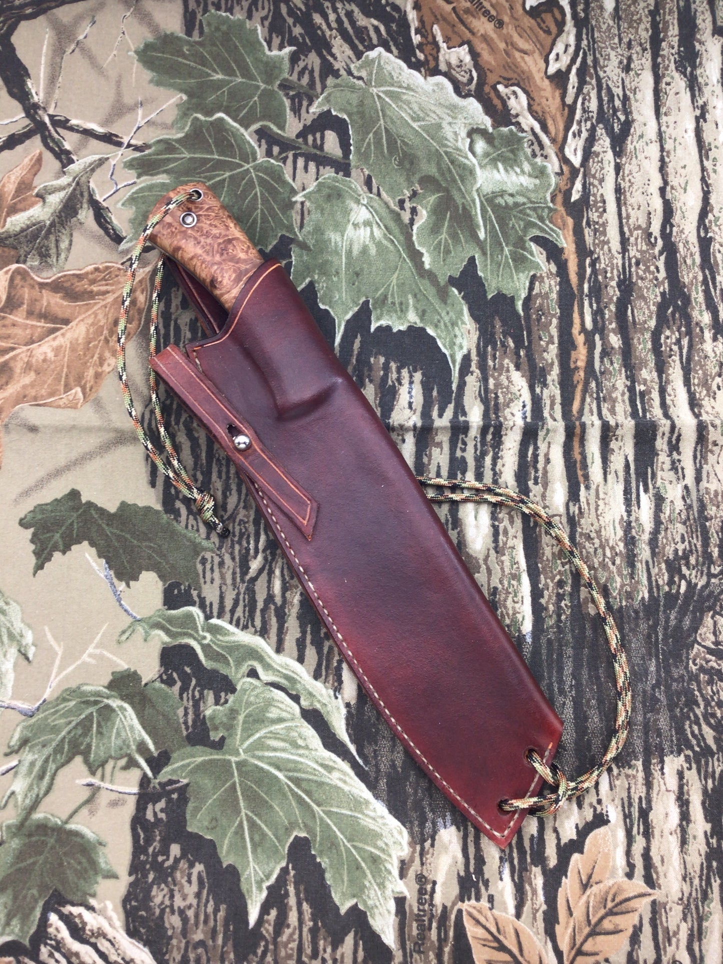 Jerry Davis “Camp Knife” with English Walnut Scales