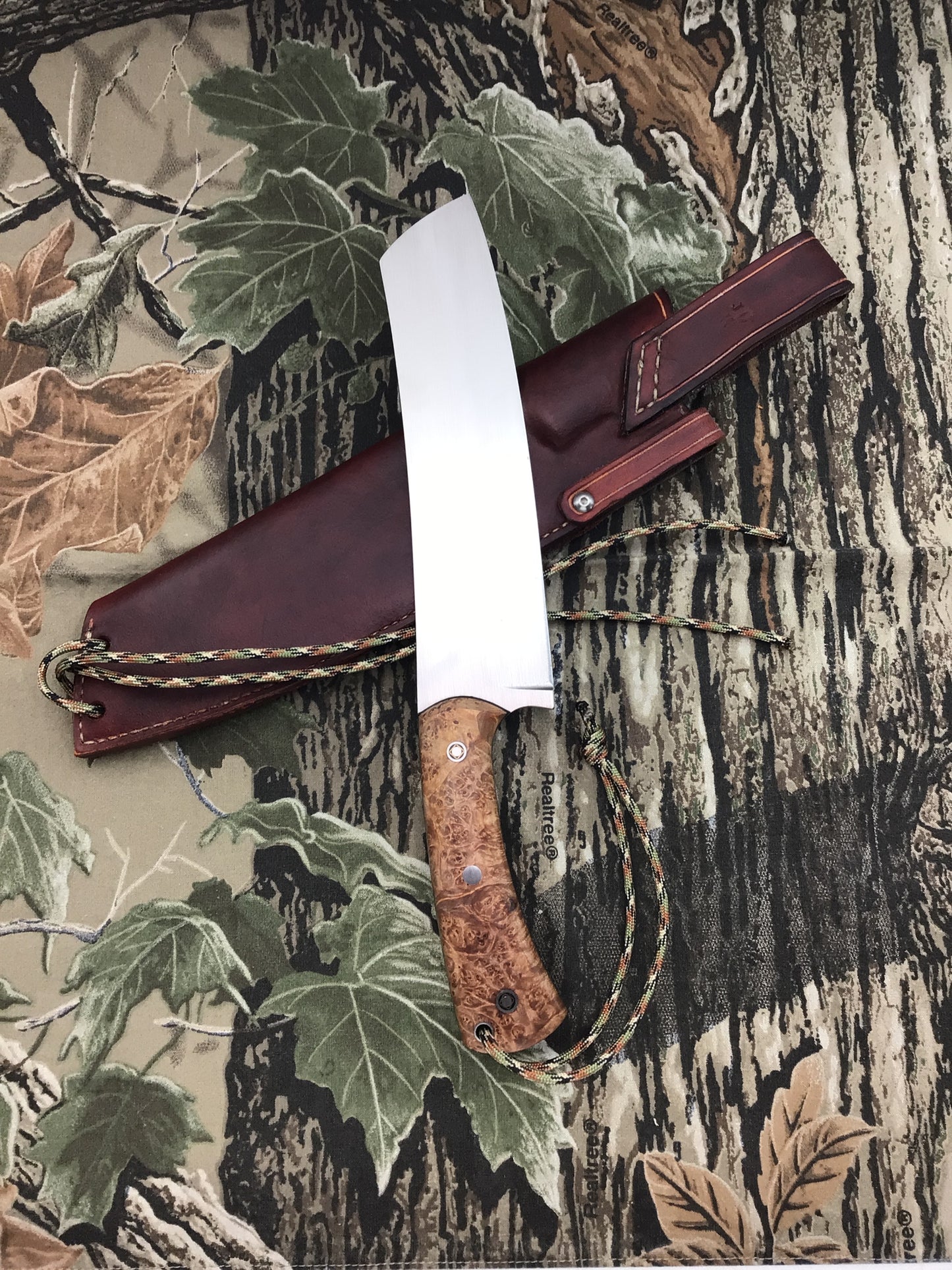 Jerry Davis “Camp Knife” with English Walnut Scales