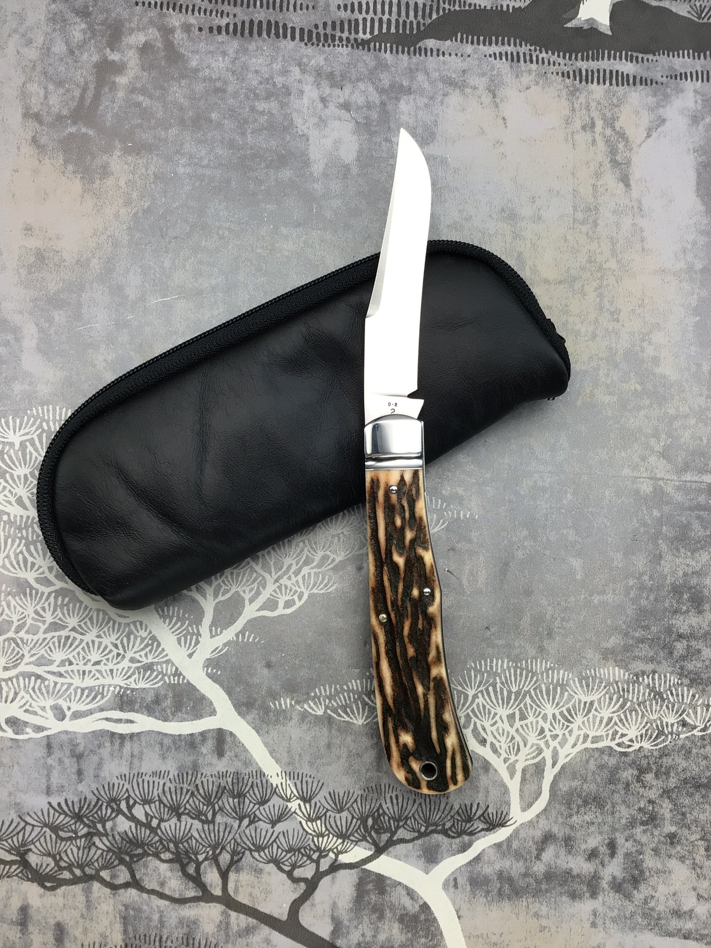 Tony Bose “Back Pocket” with BEAUTIFUL matching Sambar Stag Scales #2