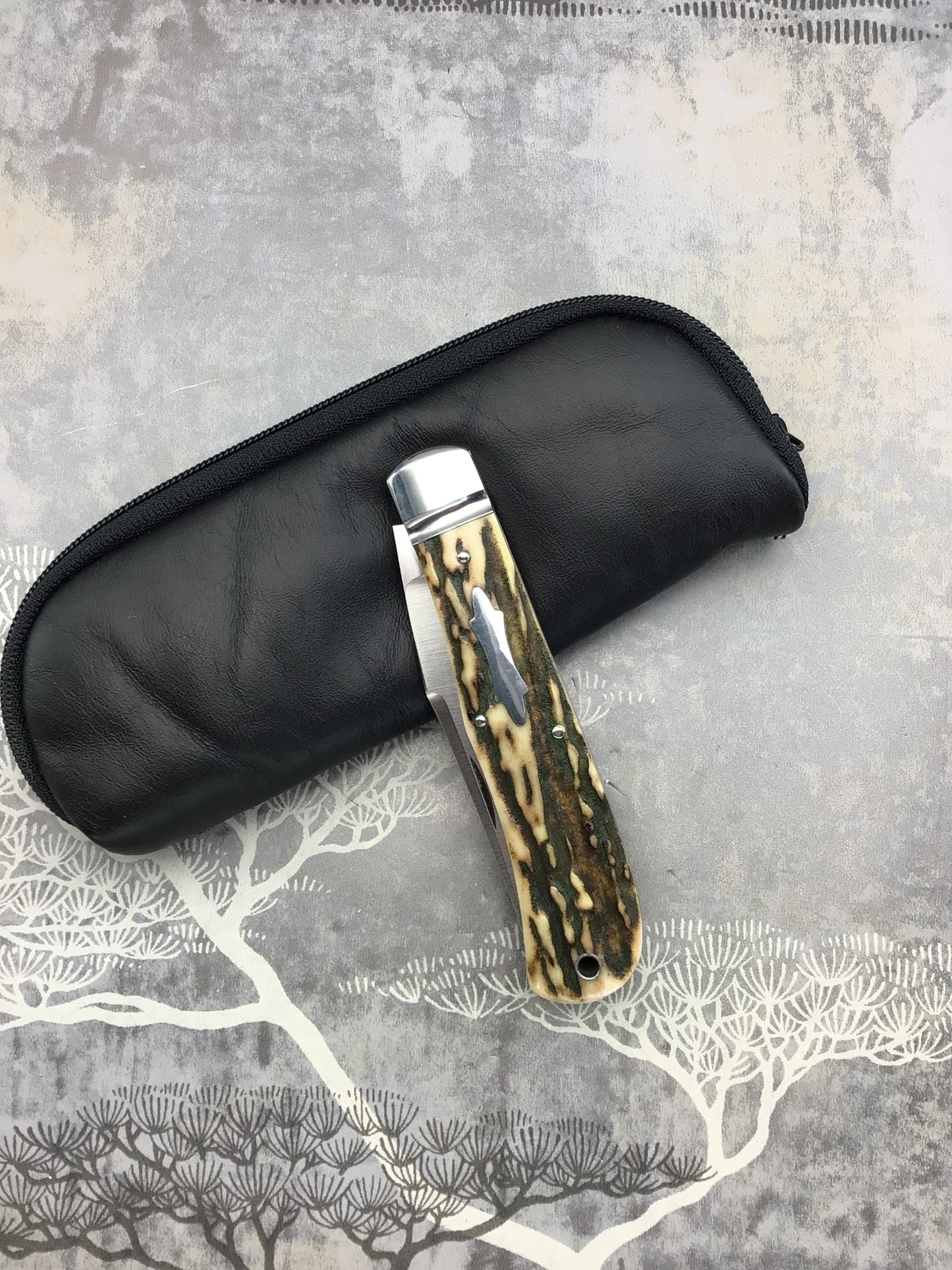 Tony Bose “Back Pocket” with BEAUTIFUL matching Sambar Stag Scales #2