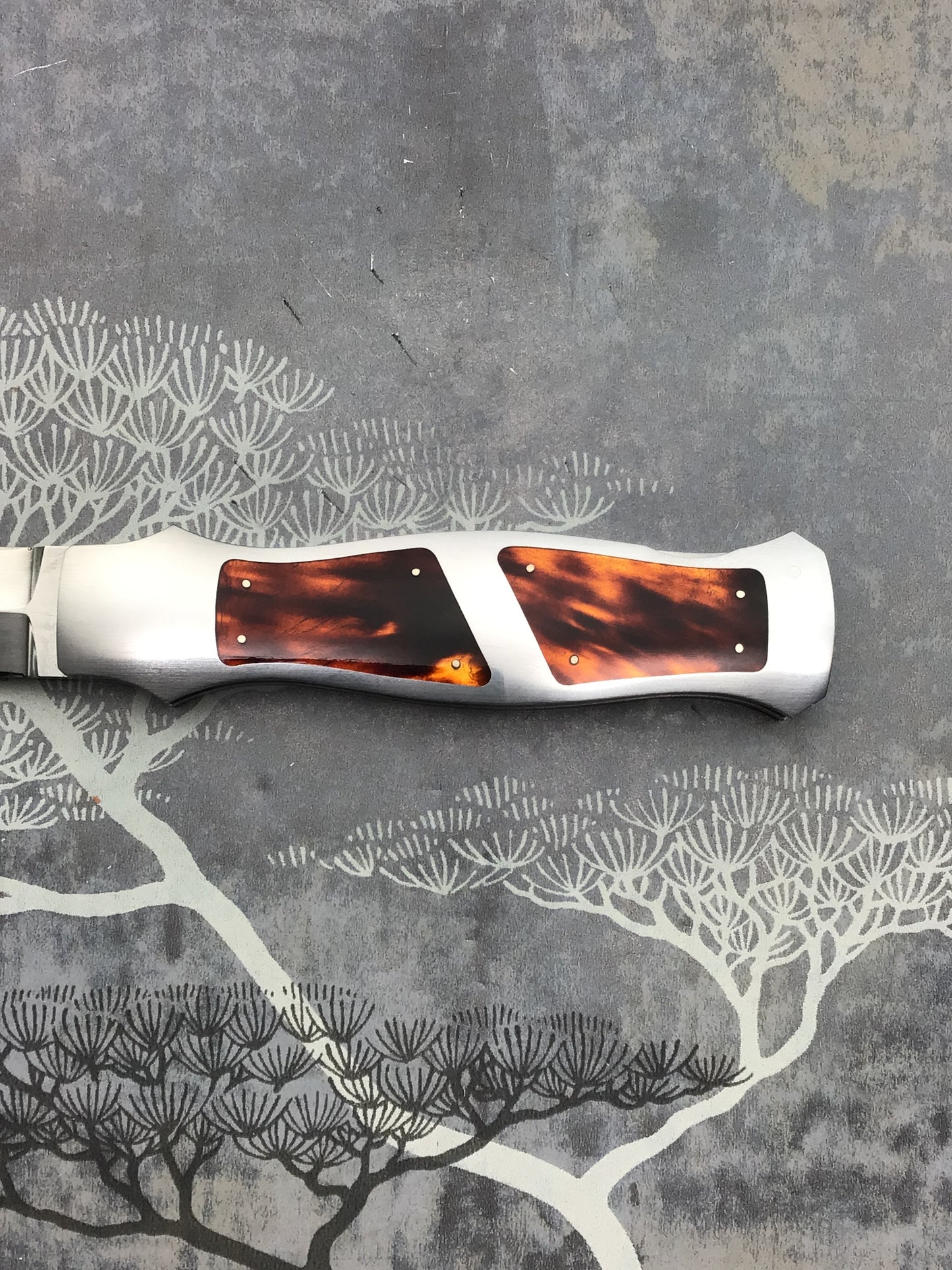 Jack Busfield “Lockback” Dagger with Outstanding Tortoise Shell inlays
