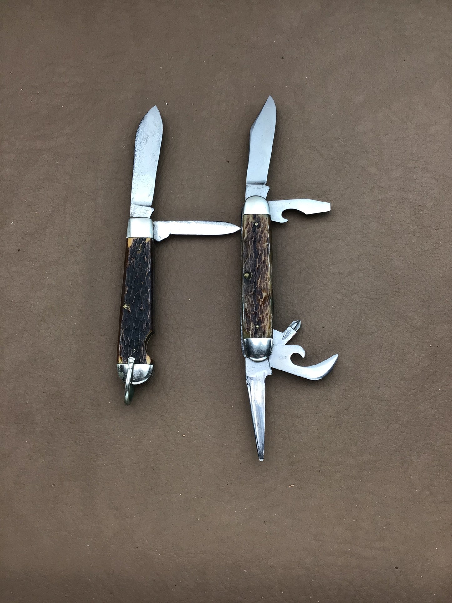 Camillus and Ulster Slipjoint Pocket Knives