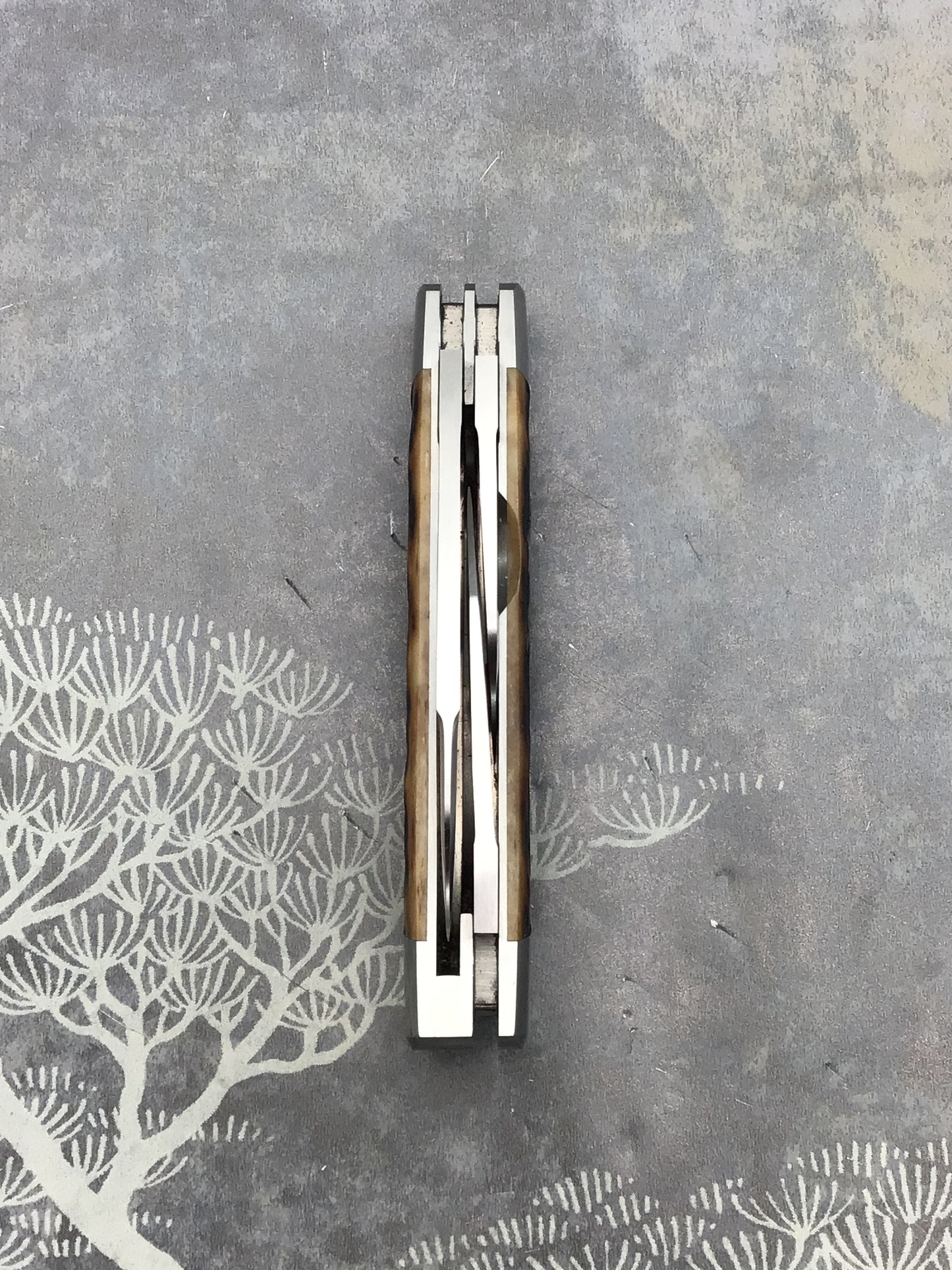 Reese Bose “Diamond Edge” Cattle Knife wit Remington Bone Scales