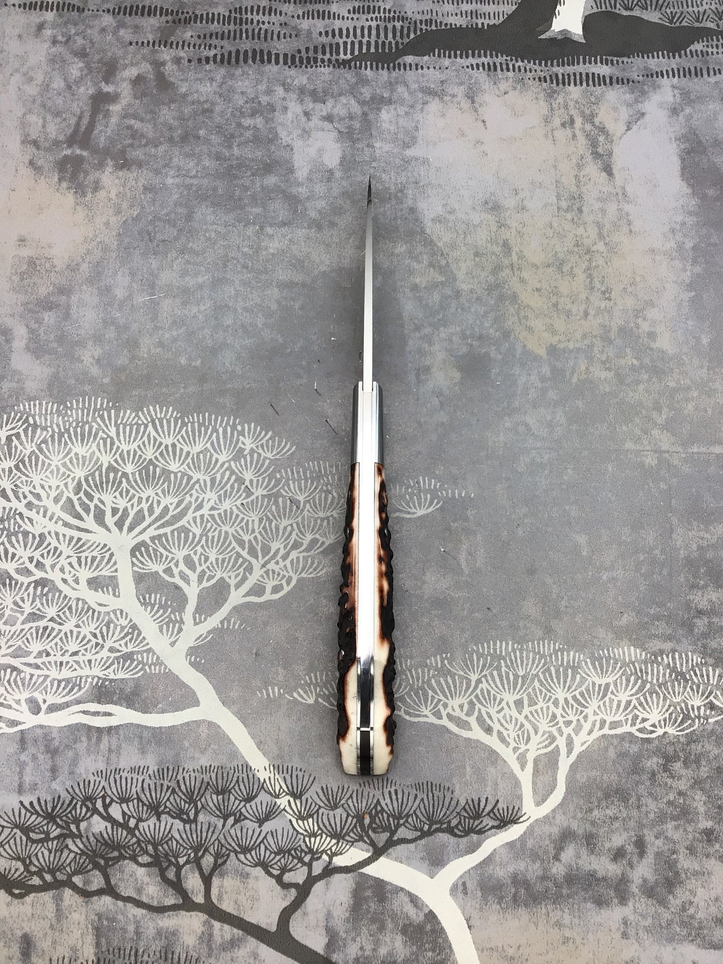 Takeshi Matsusaki “City Knife” with OUTSTANDING Sambar Stag Scales
