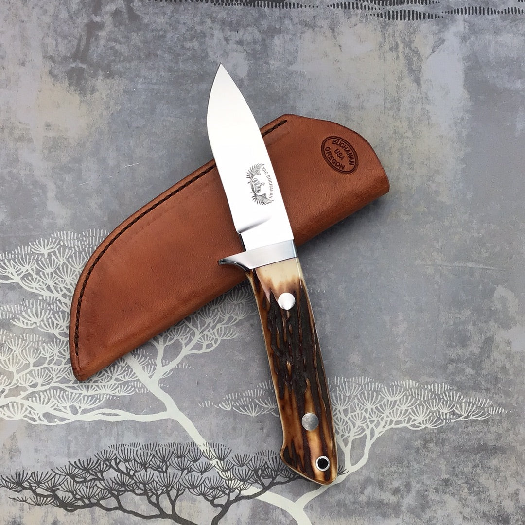 Zac Buchanan “DP Hunter” with Sambar Stag Scales