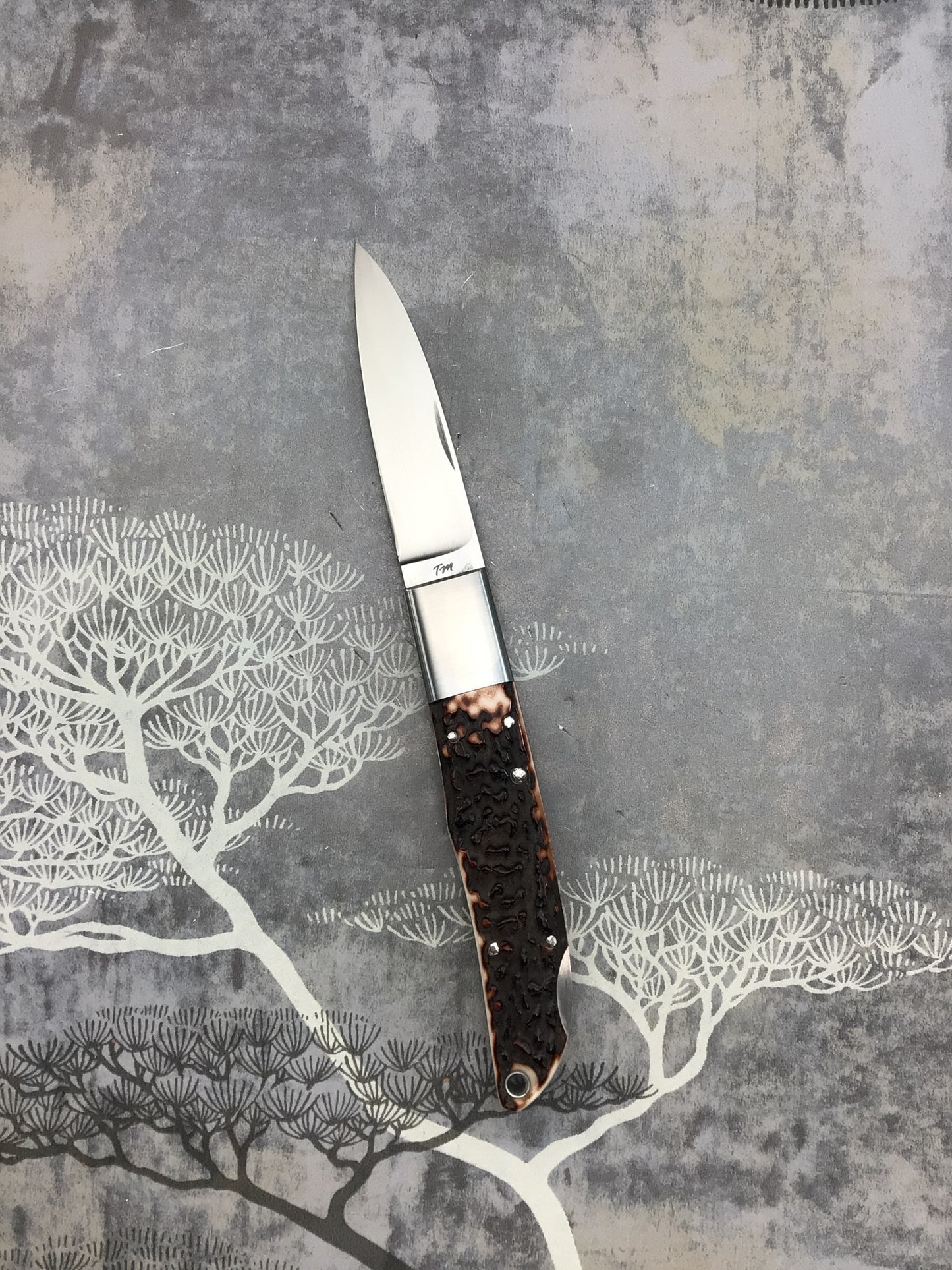 Takeshi Matsusaki “City Knife” with OUTSTANDING Sambar Stag Scales