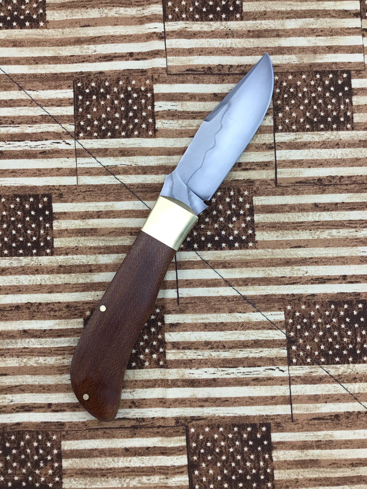Tracy LaRock “Old School” Timberjack with crosscut Canvas Micarta