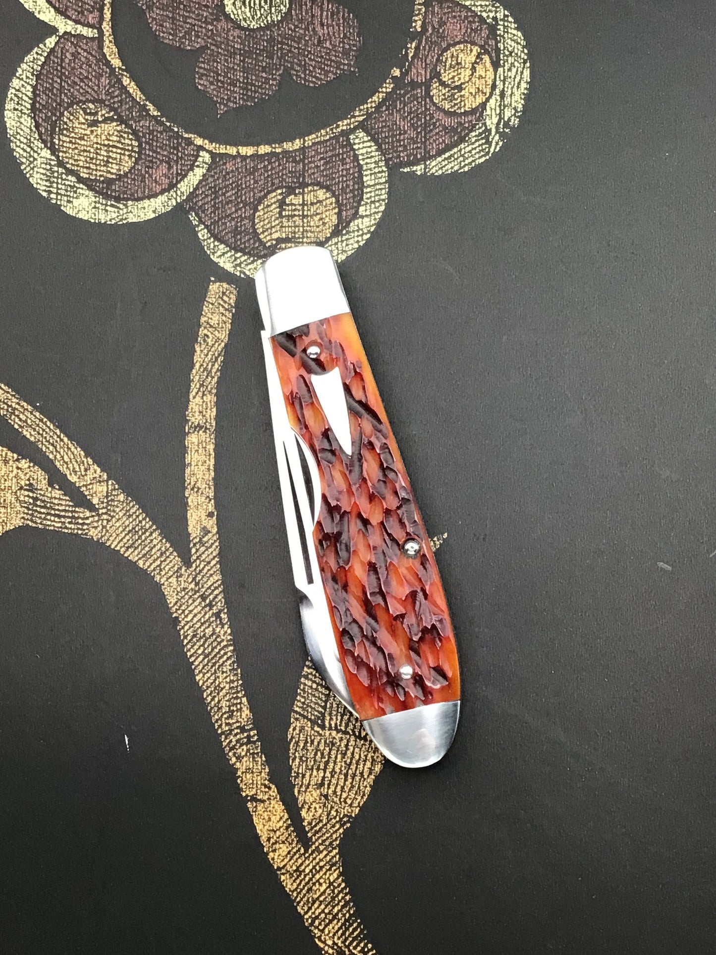 David “dr.t” Taber Prototype “Harness Jack” a Tony Bose pattern with Dave’s jigged bone scales