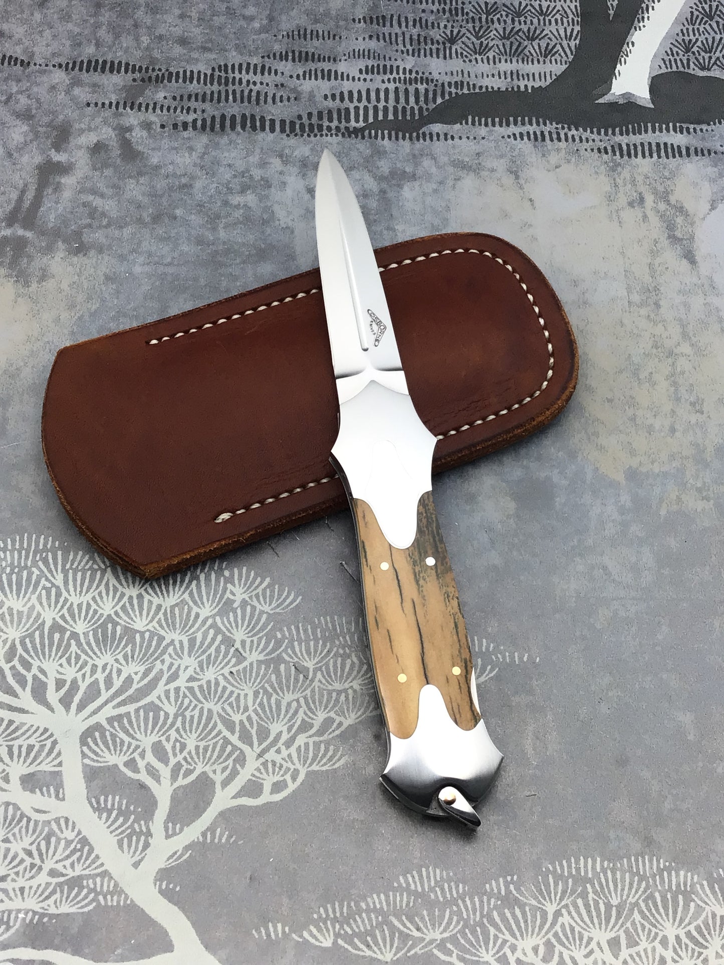 Warren Osbourne “Lockback Automatic” Spear Point Dagger “On Sale”