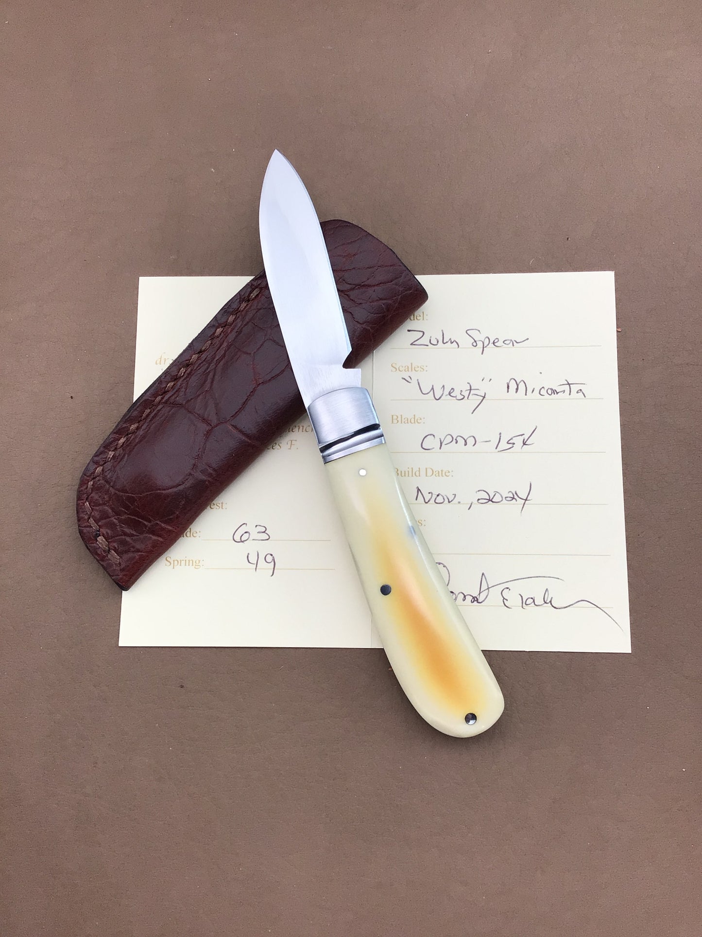 David “dr.t” Taber “Zulu Spear” with outstanding Antique Westinghouse Scales