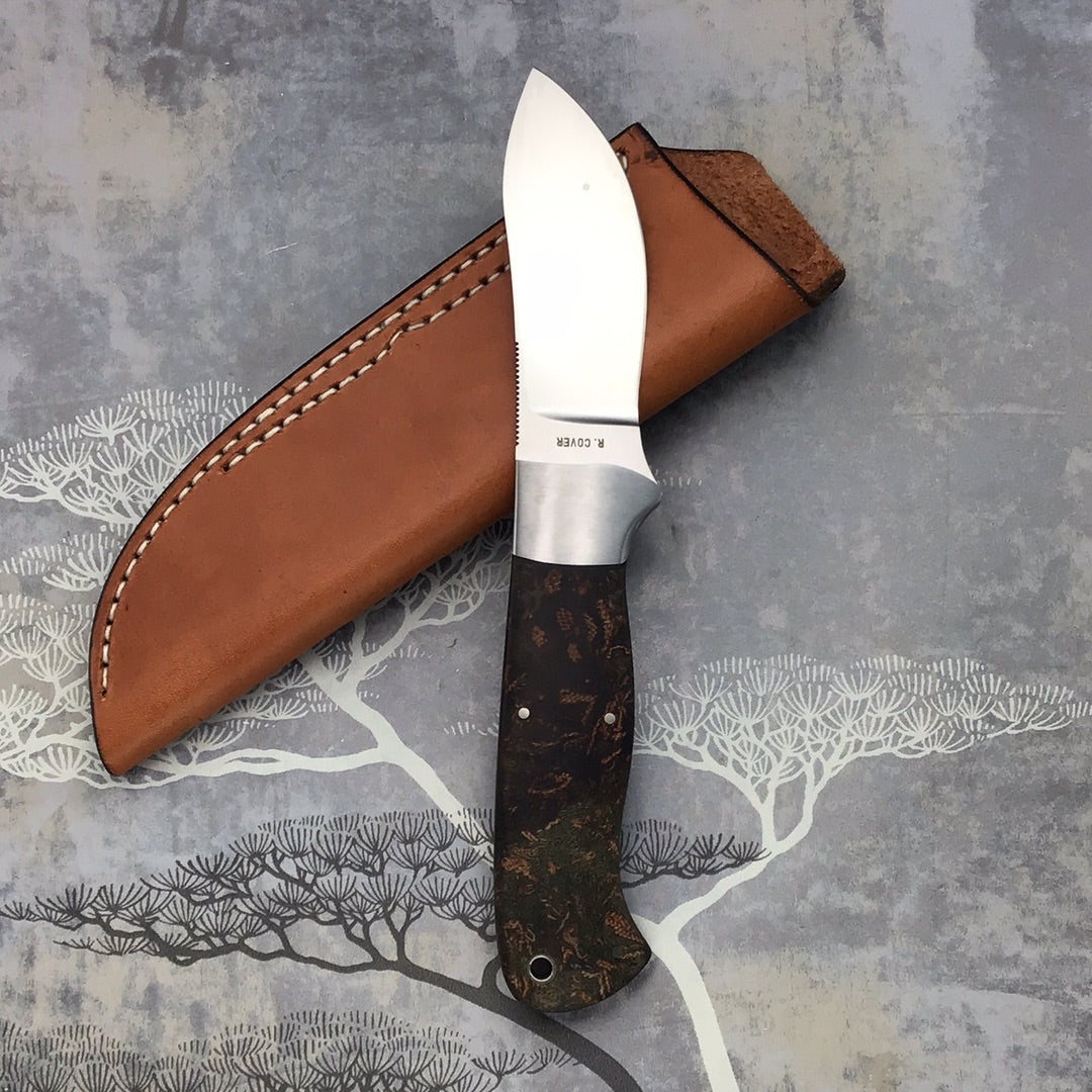 Ray Cover “Nesmuk” Skinner with Rag Micarta