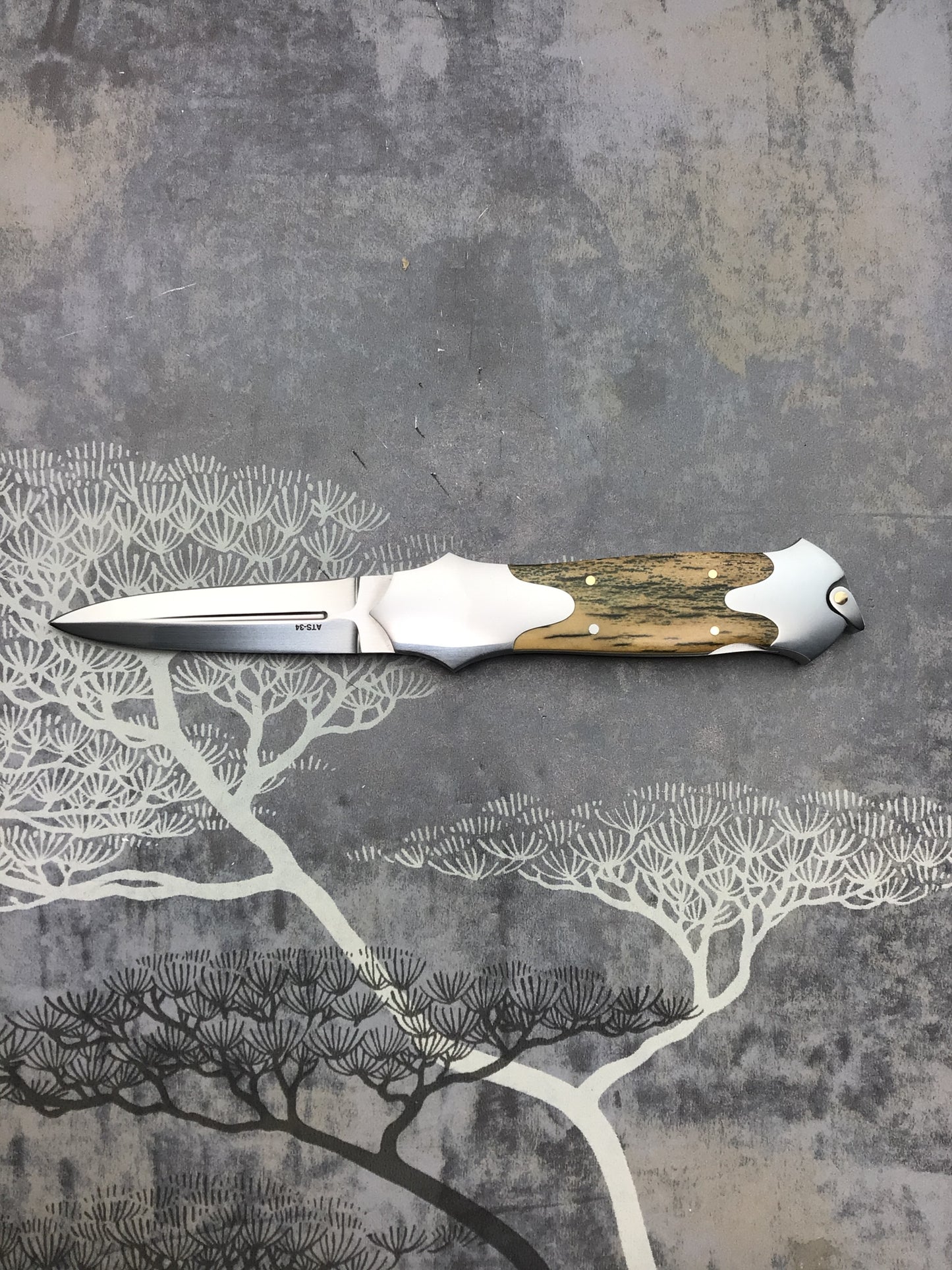 Warren Osbourne “Lockback Automatic” Spear Point Dagger “On Sale”