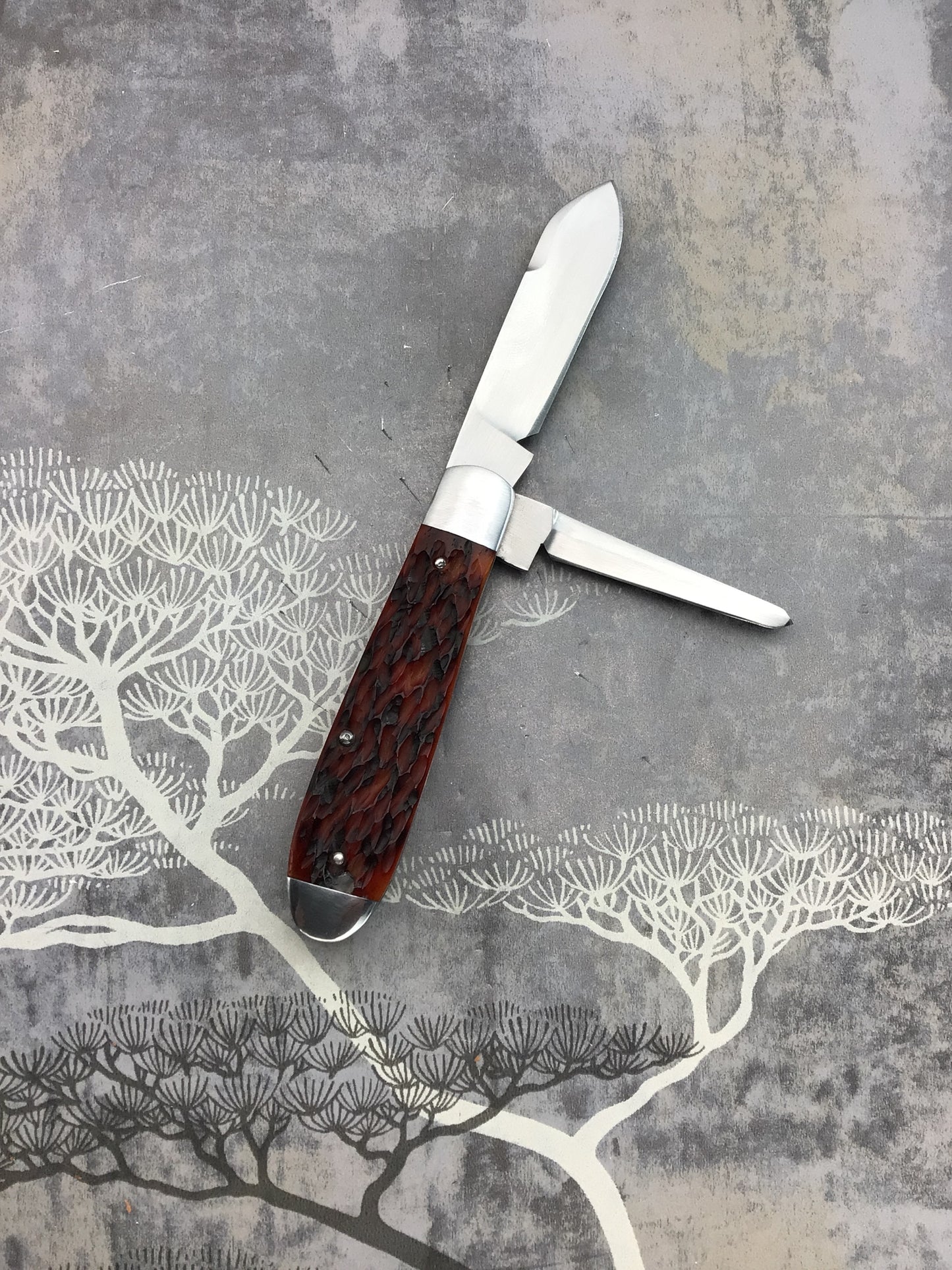 David “dr.t” Taber Prototype “Harness Jack” a Tony Bose pattern with Dave’s jigged bone scales