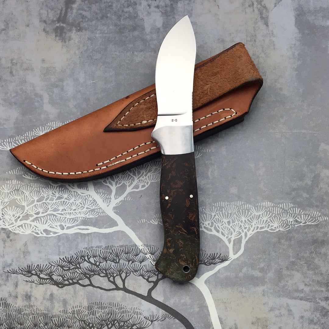 Ray Cover “Nesmuk” Skinner with Rag Micarta