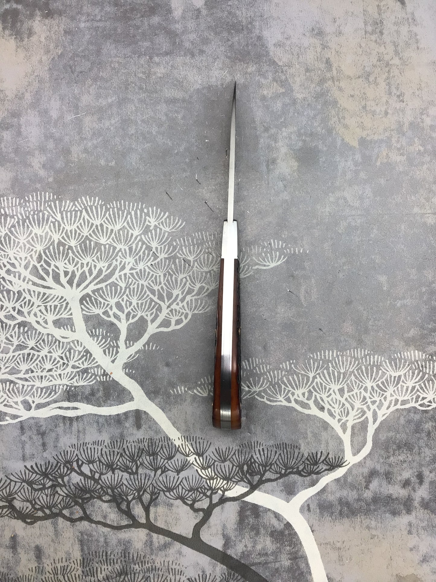 T R (Tommy) Overeynder “Model 7” Jigged Bone Slipjoint