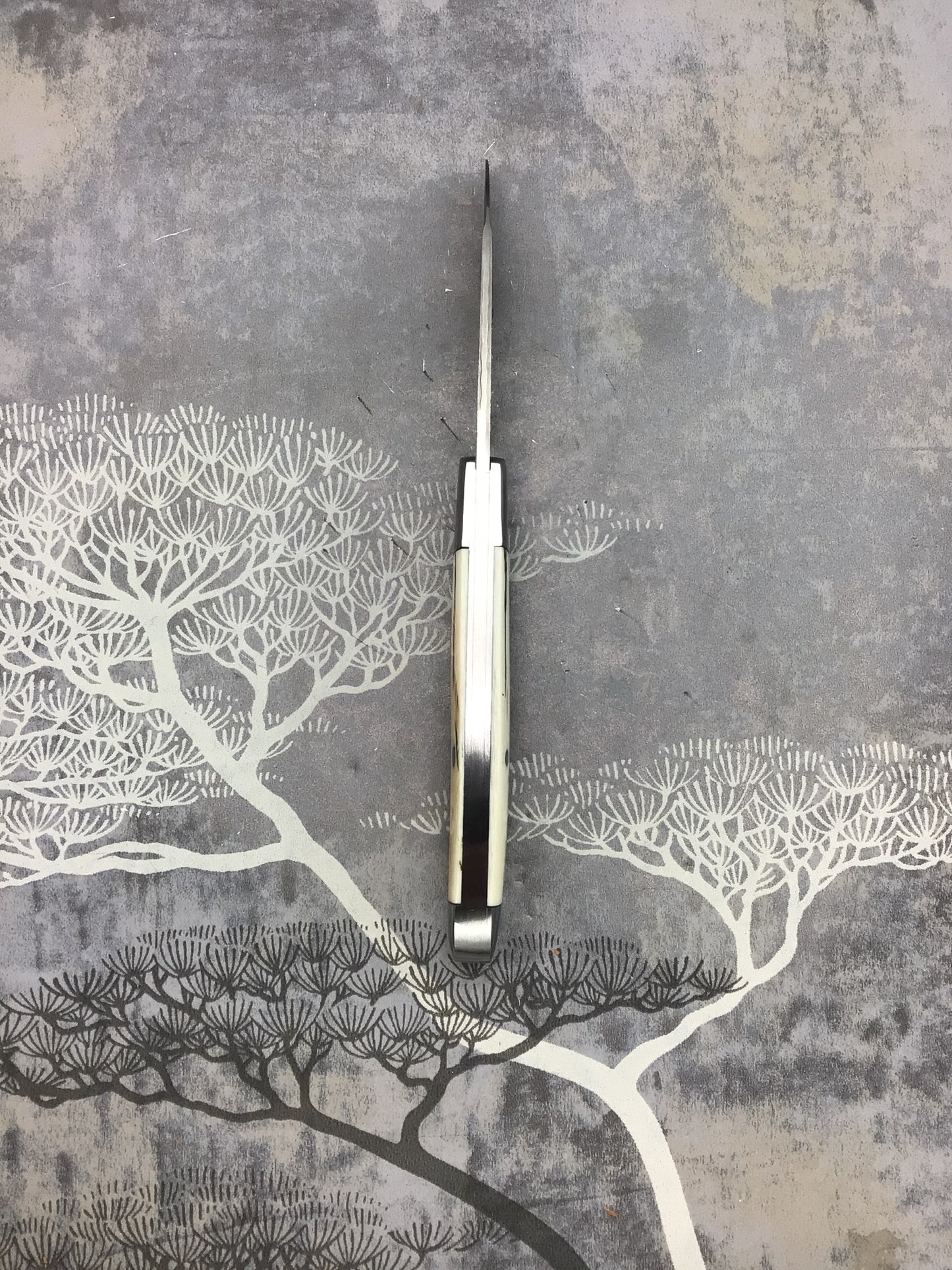 David “dr.t” Taber “ EZ Opener Jack” Slipjoint with Antique Bark E Ivory scales