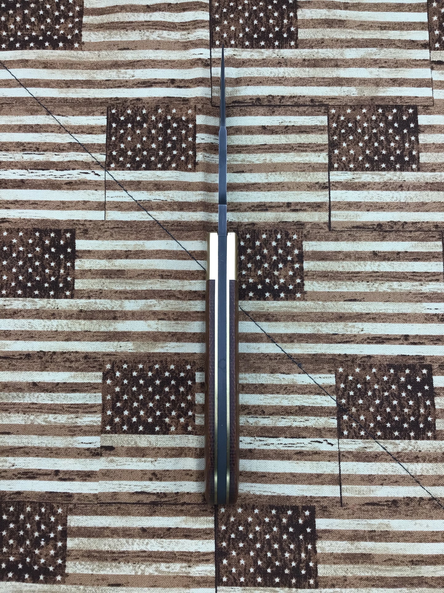 Tracy LaRock “Old School” Timberjack with crosscut Canvas Micarta