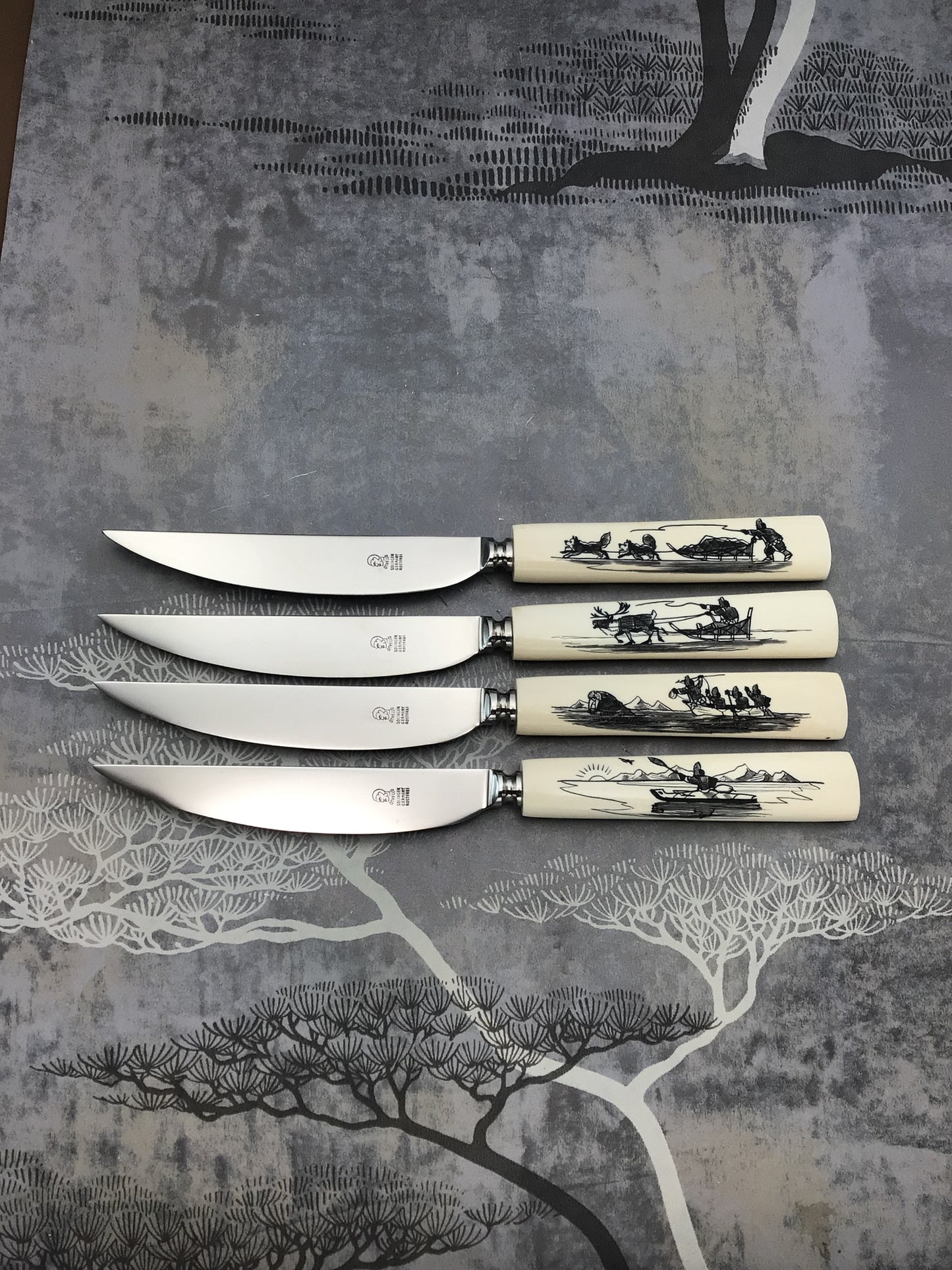 Walrus Ivory Knives