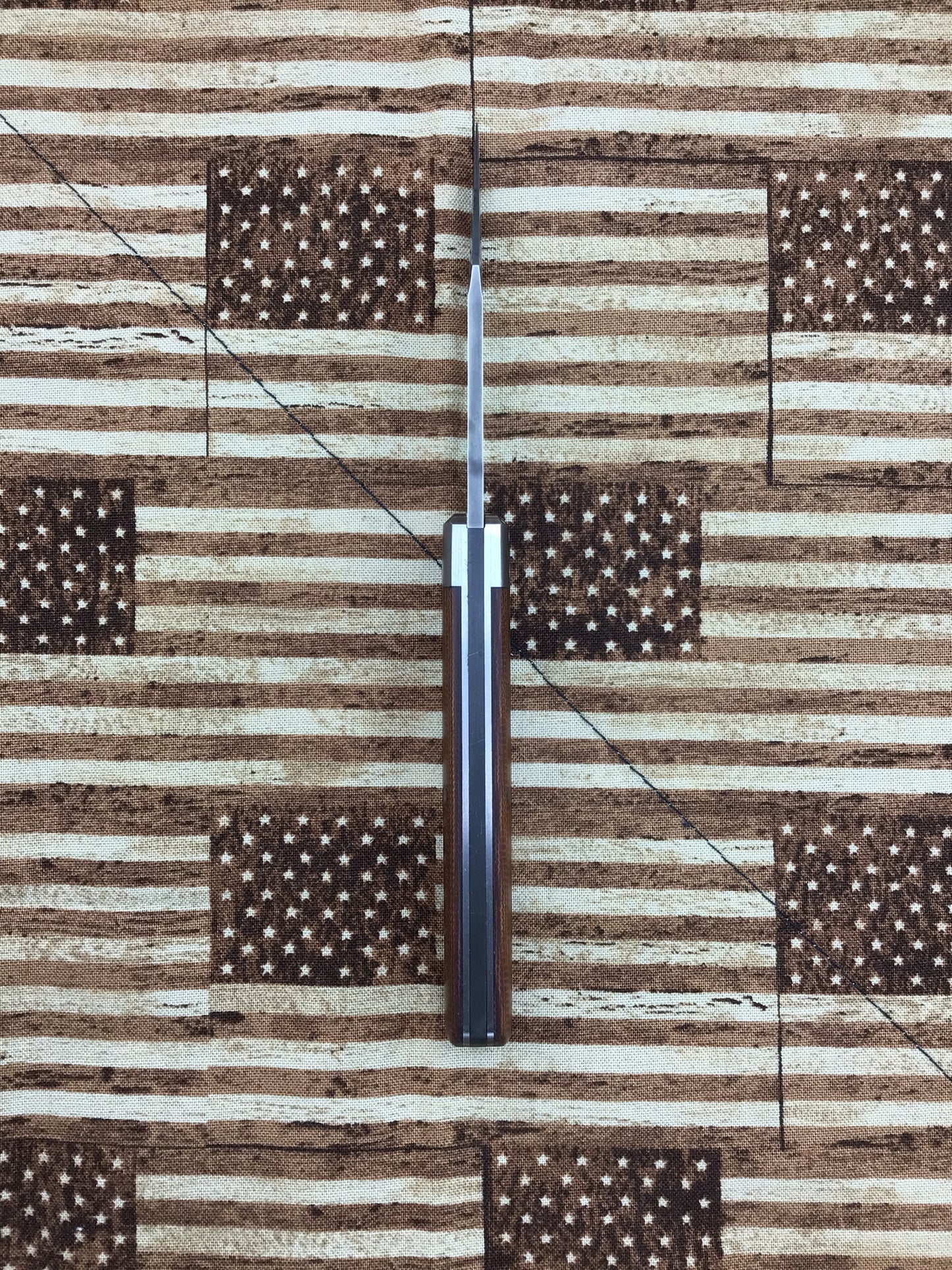 Tracy LaRock “Jack” Slipjoint with Natural Canvas Micarta Scales