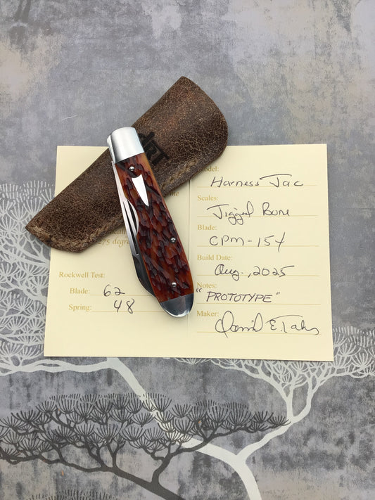 David “dr.t” Taber Prototype “Harness Jack” a Tony Bose pattern with Dave’s jigged bone scales